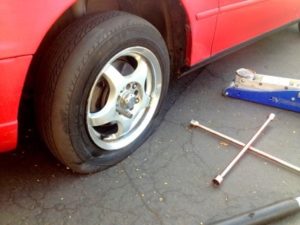 flat tire changing san diego